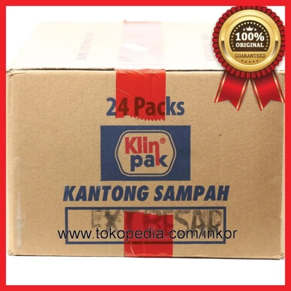 Gambar KLINPAK KANTONG SAMPAH PLASTIK EKSTRA BESAR KUAT TEBAL TIDAK BAU 5PCS (2)