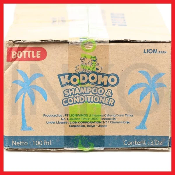 Gambar KODOMO SHAMPOO CONDITIONER ORANGE BOTOL 100ML (2)