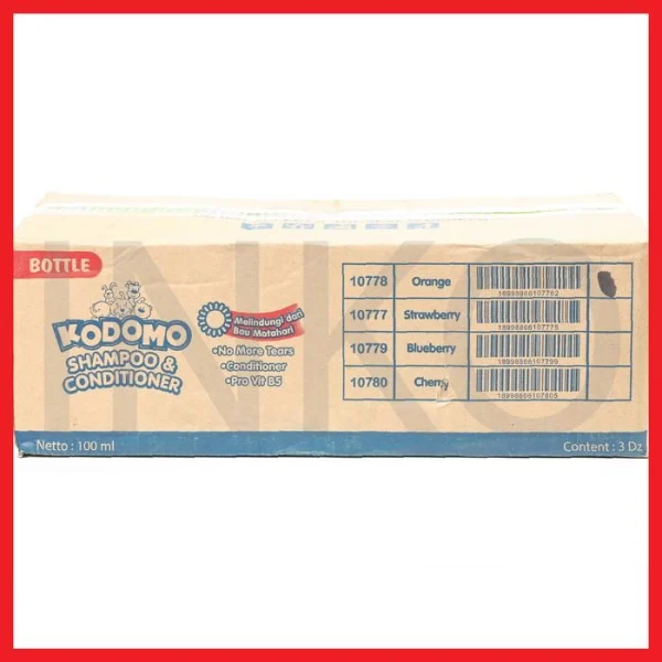 Gambar KODOMO SHAMPOO CONDITIONER ORANGE BOTOL 100ML (3)