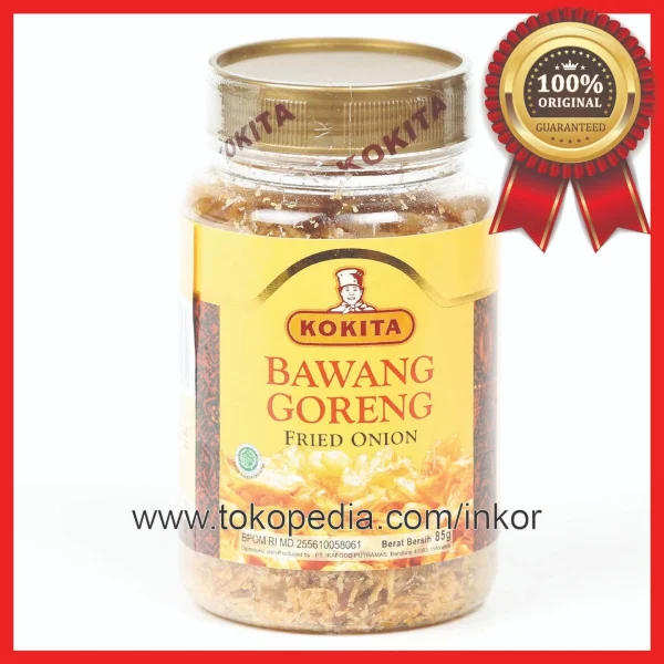 Gambar KOKITA BAWANG GORENG FRIED ONION TOPLES 85GR (1)