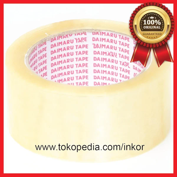 Gambar LAKBAN DAIMARU 2 90YARD BENING TRANS UKURAN JUJUR MEREKAT KUAT (1)