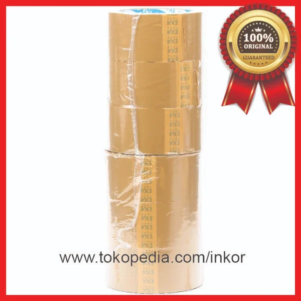 Gambar LAKBAN EKATAPE 45MMX55M COKELAT TAN LEBIH EKONOMIS MURAH (4)