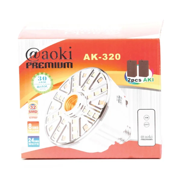 Gambar LAMPU EMERGENCY FITTING+REMOTE AOKI PREMIUM AK 320 (1)
