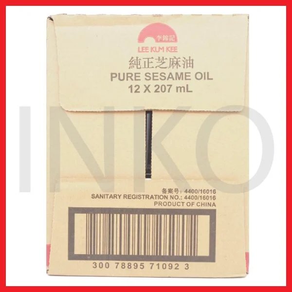 Gambar LEE KUM KEE MINYAK WIJEN PURE SESAME OIL 207ML (3)