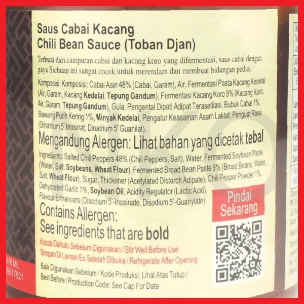 Gambar LEE KUM KEE SAUS CABAI KACANG 226GR (5)