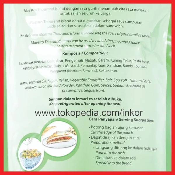 Gambar MAESTRO THOUSAND ISLAND POUCH 1KG (3)