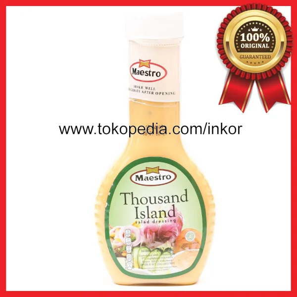 Gambar MAESTRO THOUSAND ISLAND SALAD DRESSING 237ML (1)