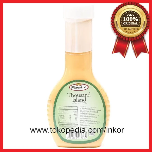 Gambar MAESTRO THOUSAND ISLAND SALAD DRESSING 237ML (5)