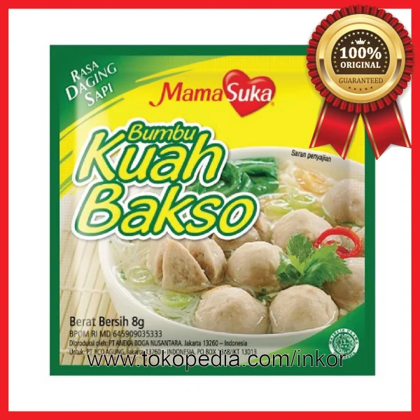 Gambar MAMASUKA BUMBU KUAH BAKSO RENCENG 24X8GR (1)