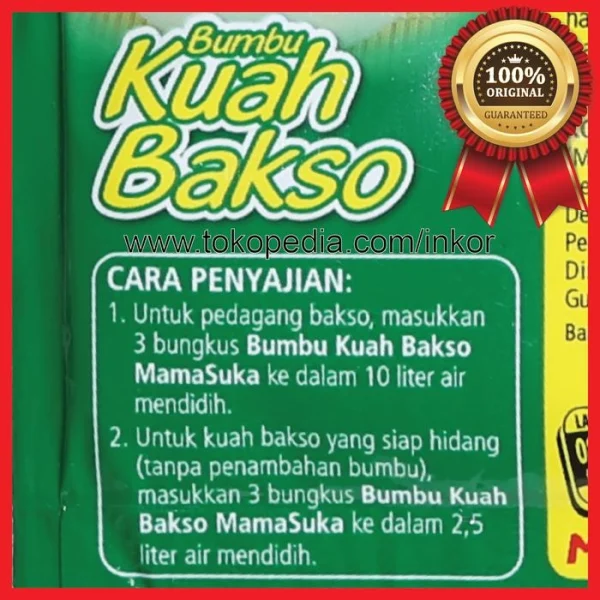 Gambar MAMASUKA BUMBU KUAH BAKSO RENCENG 24X8GR (4)