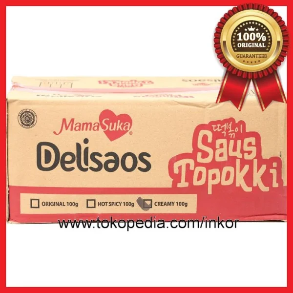 Gambar MAMASUKA DELISAOS SAUS TOPOKKI ASIAN CUISINE CREAMY 100GR (3)