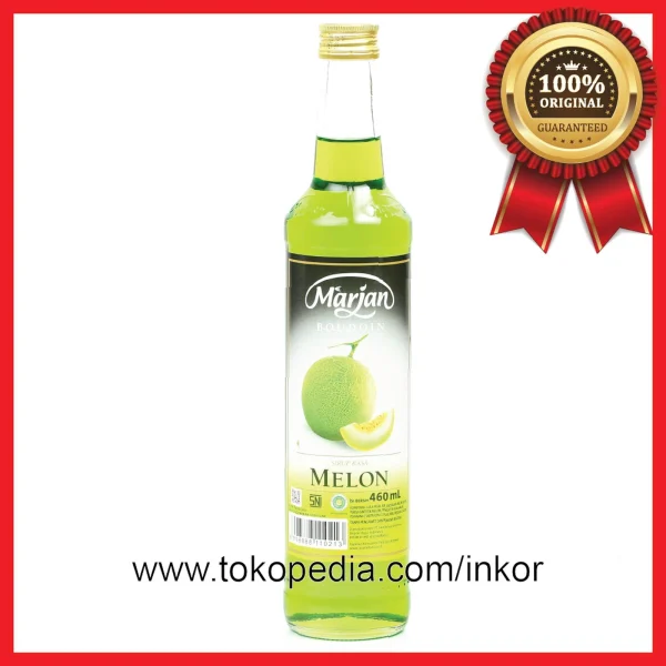Gambar MARJAN BOUDOIN SIRUP RASA MELON BOTOL 460ML (1)