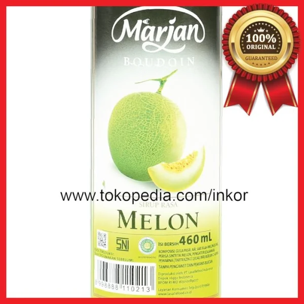 Gambar MARJAN BOUDOIN SIRUP RASA MELON BOTOL 460ML (3)