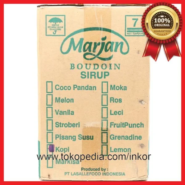 Gambar MARJAN BOUDOIN SIRUP RASA MOKA BOTOL 460ML (3)
