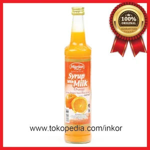 Gambar MARJAN BOUDOIN SYRUP WITH MILK ORANGE SIRUP SUSU RASA JERUK 460ML (1)
