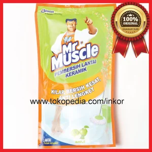 Gambar MR MUSCLE AXI TRIGUNA PEMBERSIH KERAMIK APPLE POUCH 800ML (1)