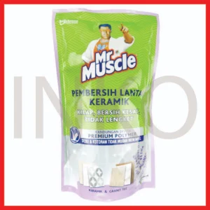Gambar MR MUSCLE AXI TRIGUNA PEMBERSIH KERAMIK CITRUS LAVENDER POUCH 800ML (1)