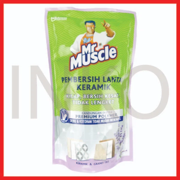 Gambar MR MUSCLE AXI TRIGUNA PEMBERSIH KERAMIK CITRUS LAVENDER POUCH 800ML (1)