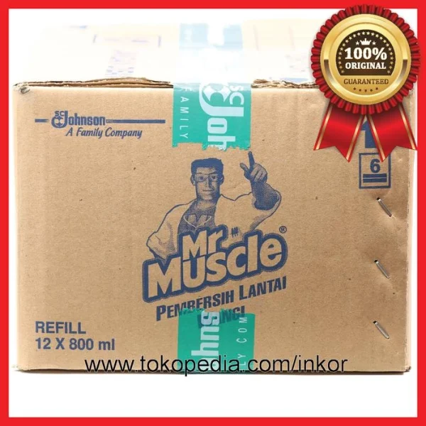 Gambar MR MUSCLE AXI TRIGUNA PEMBERSIH KERAMIK LEMON POUCH 800ML (5)