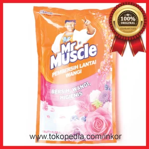 Gambar MR MUSCLE AXI TRIGUNA PEMBERSIH LANTAI WANGI FRUITY FLORAL POUCH 800ML (1)