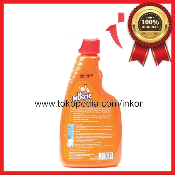 Gambar MR MUSCLE PEMBERSIH KAMAR MANDI 5IN1 BOTOL SEMPROT 500ML (3)