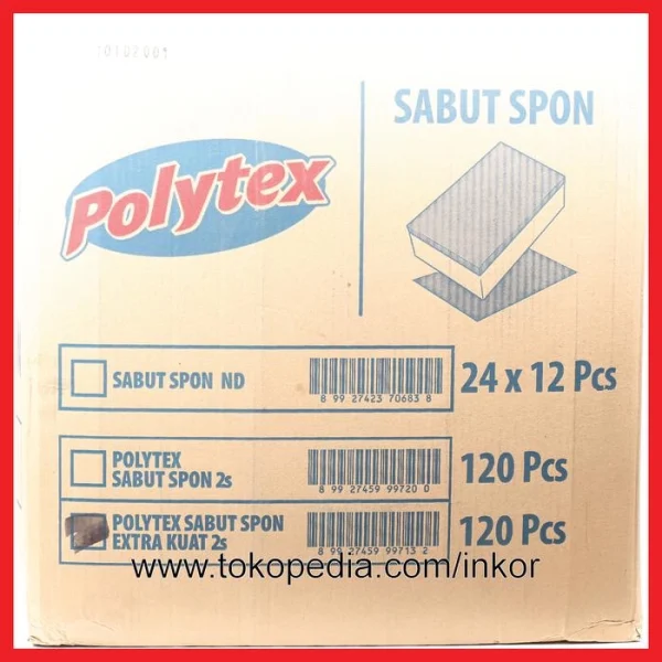 Gambar POLYTEX SABUN SPON ANTI GORES LEBIH HALUS (3)