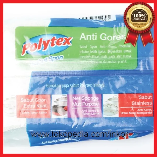 Gambar POLYTEX SABUN SPON ANTI GORES LEBIH HALUS (4)