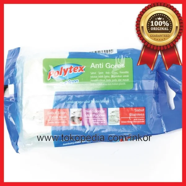 Gambar POLYTEX SABUN SPON ANTI GORES LEBIH HALUS (5)