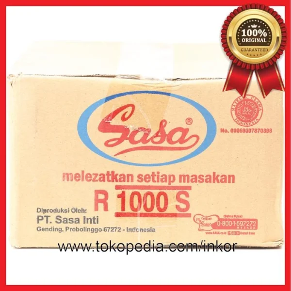 Gambar SASA GOURMET MONONATRIUM GLUTAMAT PENGUAT RASA R1000S 18GR (2)