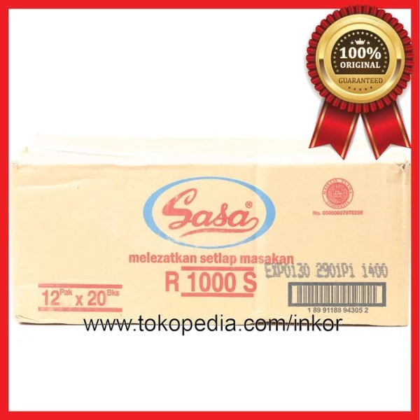 Gambar SASA GOURMET MONONATRIUM GLUTAMAT PENGUAT RASA R1000S 18GR (3)