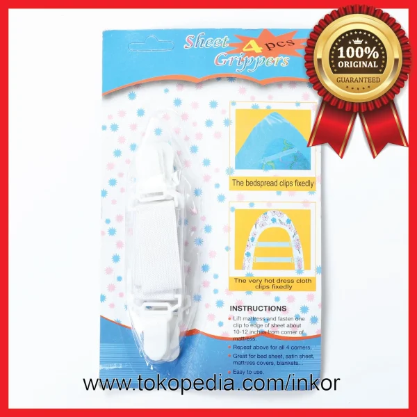 Gambar SHEET GRIPPERS 4PCS PEMEGANG KASUR