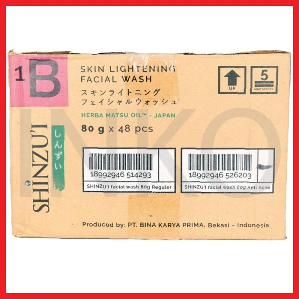Gambar SHINZUI FOR ACNE SKIN SKIN LIGHTENING FACIAL WASH 80ML (2)
