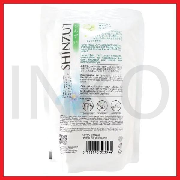 Gambar SHINZUI KENSHO SKIN LIGHTENING BODY CLEANSER REFILL 420ML (3)
