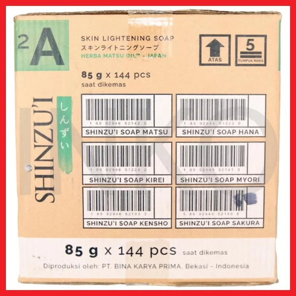 Gambar SHINZUI SAKURA SKIN LIGHTENING SOAP 85GR (3)