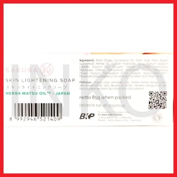 Gambar SHINZUI SAKURA SKIN LIGHTENING SOAP 85GR (4)