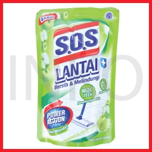 Gambar SOS PEMBERSIH LANTAI ANTI BACTERIAL APPLE WONDER POUCH 800ML (1)