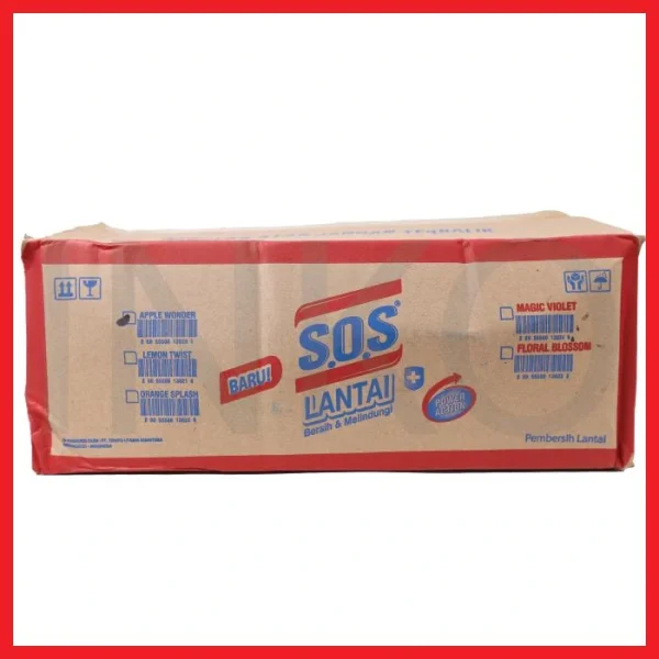 Gambar SOS PEMBERSIH LANTAI ANTI BACTERIAL APPLE WONDER POUCH 800ML (2)