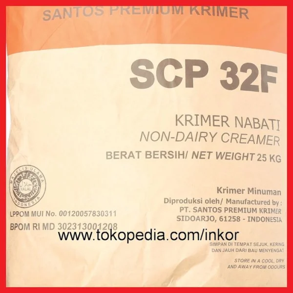 Gambar SPK SANTOS PREMIUM KRIMER NABATI NON DAIRY CREAMER SCP 32F 25KG (4)