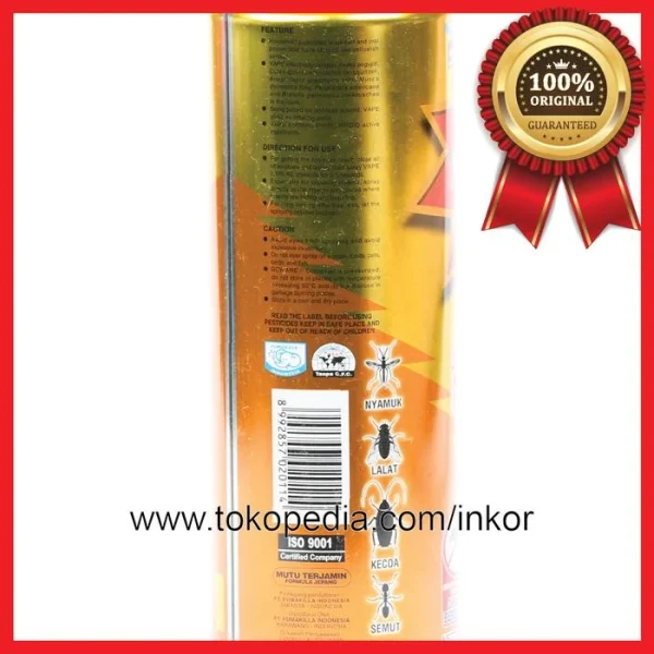 Gambar VAPE OBAT NYAMUK SEMPROT AEROSOL ORANGE 400ML (2)
