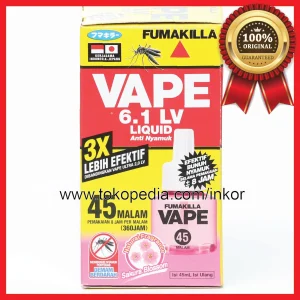 Gambar VAPE ULTRA ANTI NYAMUK CAIR SAKURA BLOSSOM 45 MALAM REFILL 45ML (1)