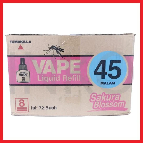 Gambar VAPE ULTRA ANTI NYAMUK CAIR SAKURA BLOSSOM 45 MALAM REFILL 45ML (3)