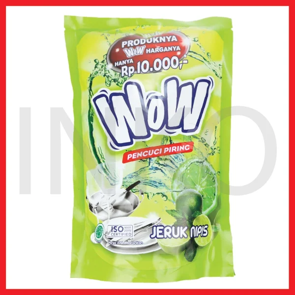 Gambar WOW PENCUCI PIRING JERUK NIPIS POUCH 1000ML (1)