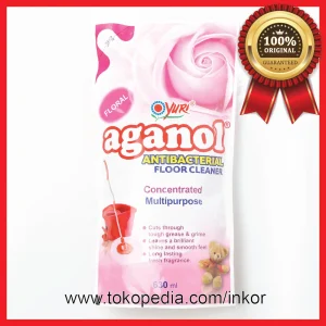 Gambar YURI AGANOL FLOOR CLEANER PEMBERSIH LANTAI FLORAL POUCH 630ML (1)