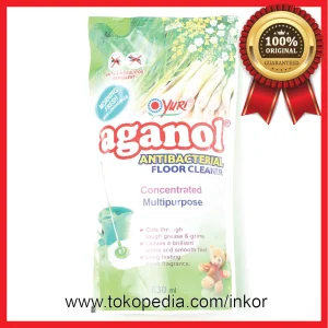 Gambar YURI AGANOL FLOOR CLEANER PEMBERSIH LANTAI MORNING FRESH POUCH 630ML (1)