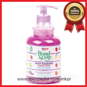 Gambar YURI HAND SOAP PENCUCI TANGAN GRAPE PUMP 410ML (1)