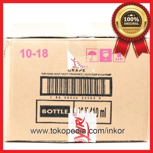 Gambar YURI HAND SOAP PENCUCI TANGAN GRAPE PUMP 410ML (2)