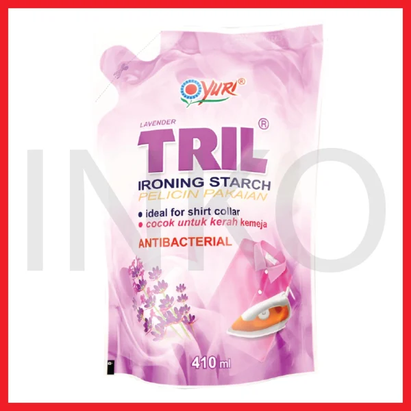 Gambar YURI PELICIN PAKAIAN LAVENDER TRIL ANTIBACTERIAL BIRU POUCH 410ML (1)