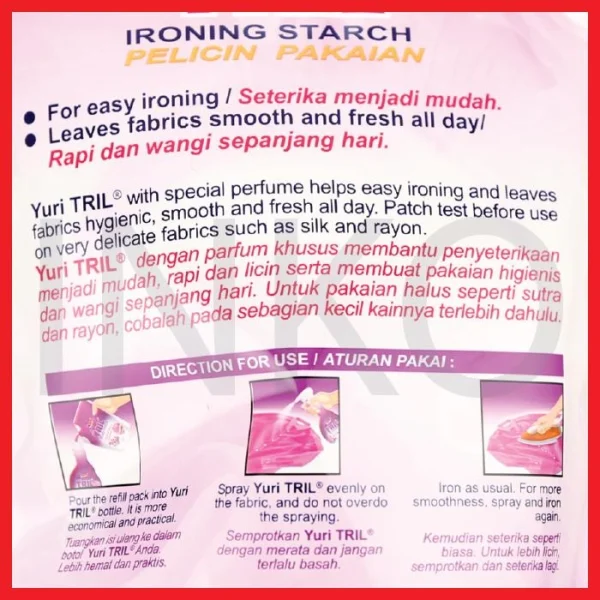 Gambar YURI PELICIN PAKAIAN LAVENDER TRIL ANTIBACTERIAL BIRU POUCH 410ML (4)
