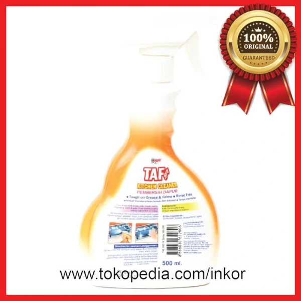 Gambar YURI TAF SPRAY KITCHEN CLEANER PEMBERSIH DAPUR SEMPROT 500ML (3)