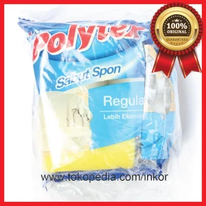 POLYTEX SABUN SPON REGULER LEBIH EKONOMIS PLUS STAINLESS